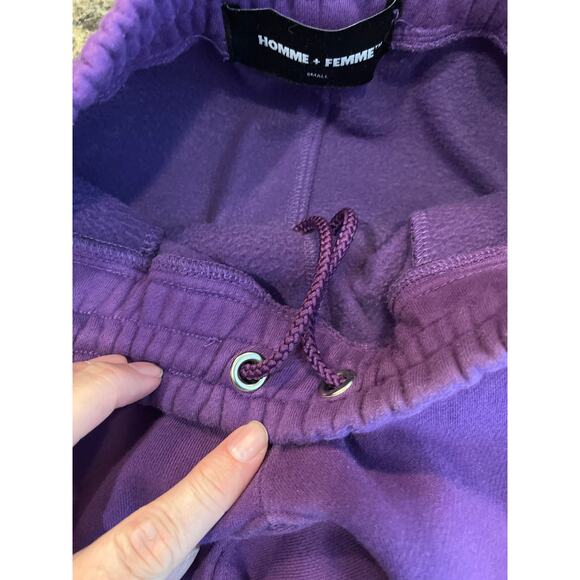 Homme + Femme Men Purple California Basketball Sweatpants Small - Picture 6 of 9